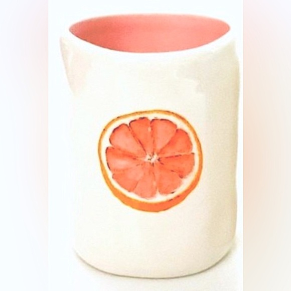Rae Dunn Orange Grapefruit Pen Make‎ Up Holder - Picture 1 of 7